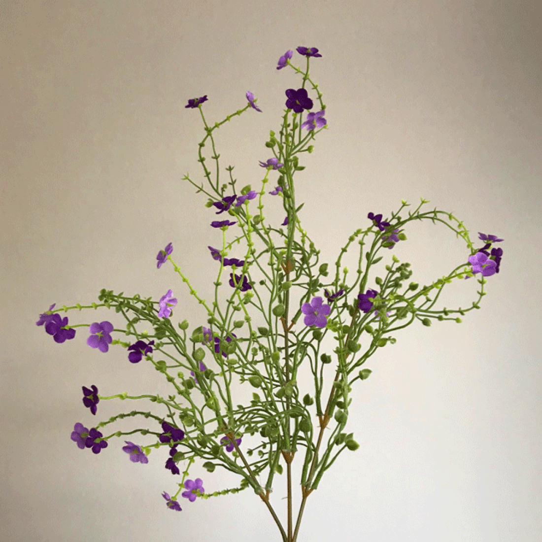 Artificial Wild Flowers Spray Purple 76cm Artificial Flowers